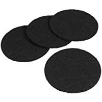 Los mejores  - UEETEK 4pcs filtros de carbono de forma redonda cajas de arena para gatos filtros de basura filtros de repuesto para…